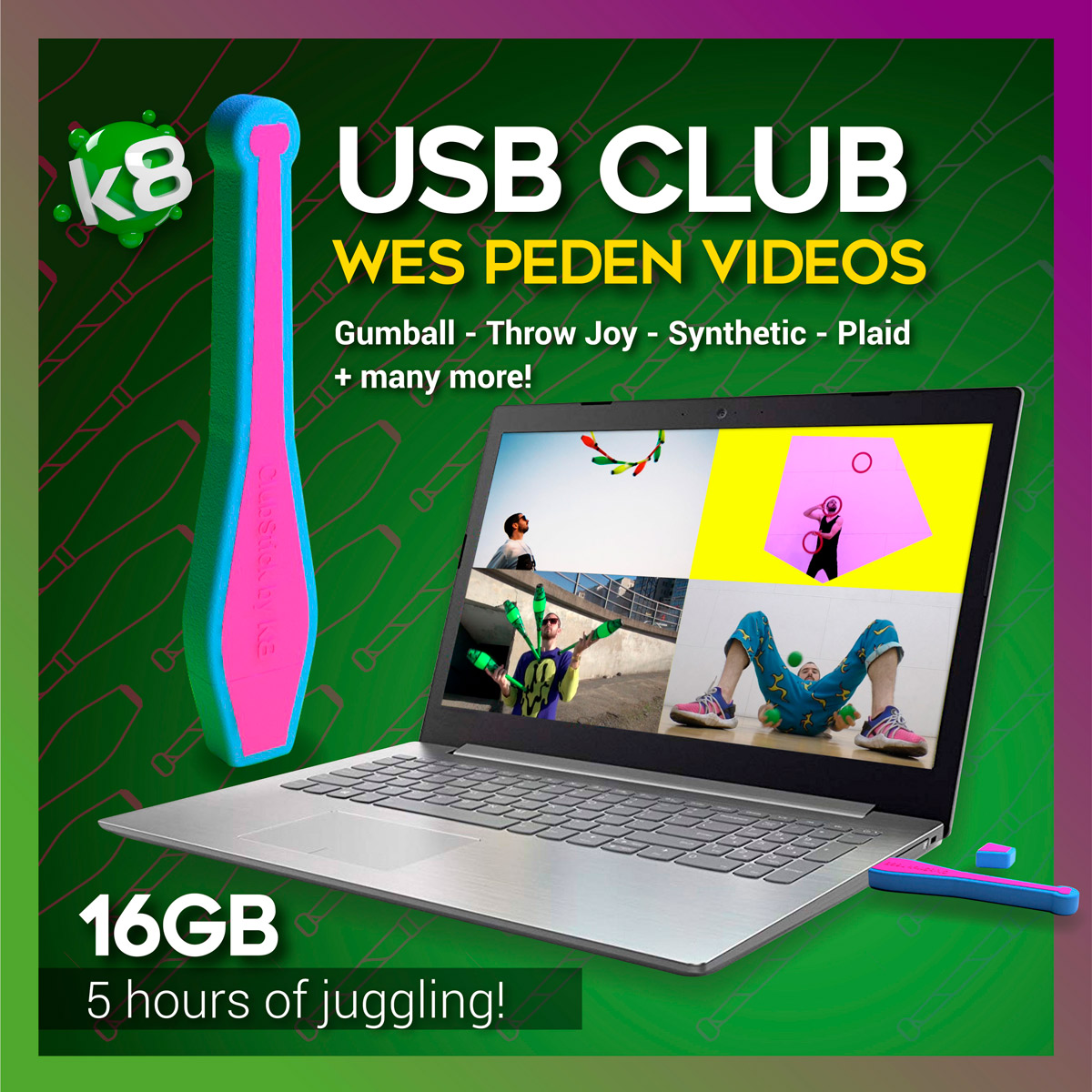USB Club Wes Peden edition K8 Juggling