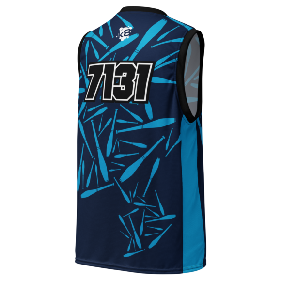 Juggling 7131 Clubs Recycled Unisex Jersey - Image 2