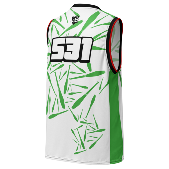 Juggling 531 Clubs Recycled Unisex Jersey - Image 2