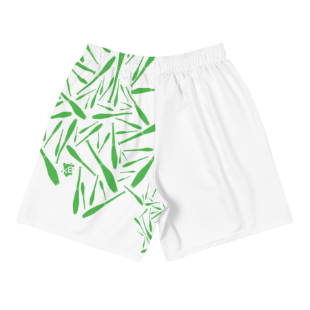 Unisex Athletic Long Shorts Juggling White